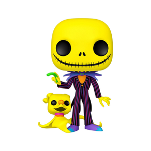 The Nightmare Before Christmas - Jack Skellington & Zero Black Light 10" Pop! Vinyl