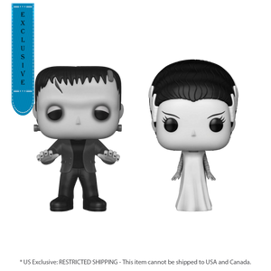 Universal Monsters - Frankenstein & Bride US Exclusive Pop! Vinyl 2-Pack