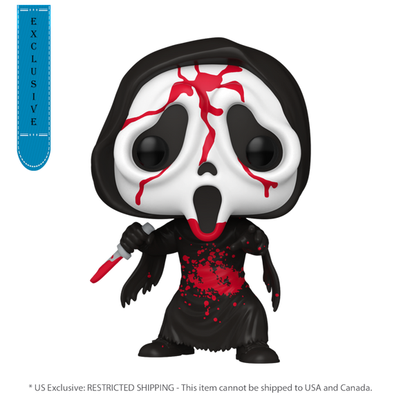 Ghostface (Scream) - Ghostface (Bloody) US Exclusive Pop! Vinyl