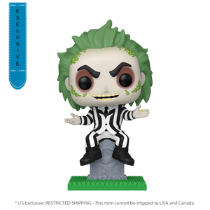 Beetlejuice - Beetlejuice on Tombstone US Exclusive Glow Pop! Vinyl