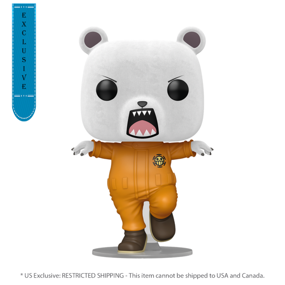 One Piece - Bepo Flocked US Exclusive Pop! Vinyl