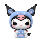 Hello Kitty - Kuromi as Baku Flocked Pop! Vinyl