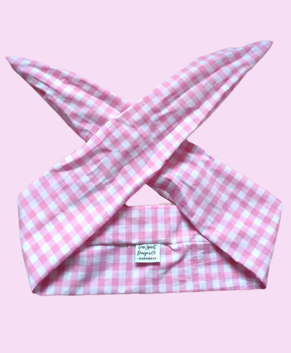 TSDC Betty Boo Band - Light Pink Gingham