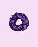 TSDC Stash Scrunchie Mini - 12cm - Satin Purple - Ribena