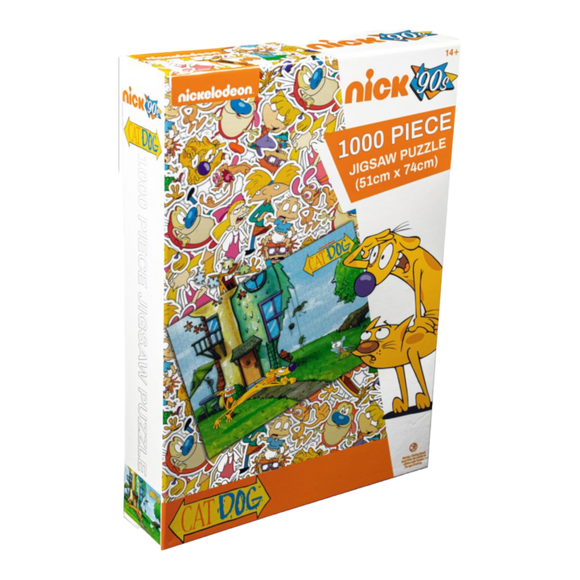 CatDog - Yard 1000pc Jigsaw Puzzle