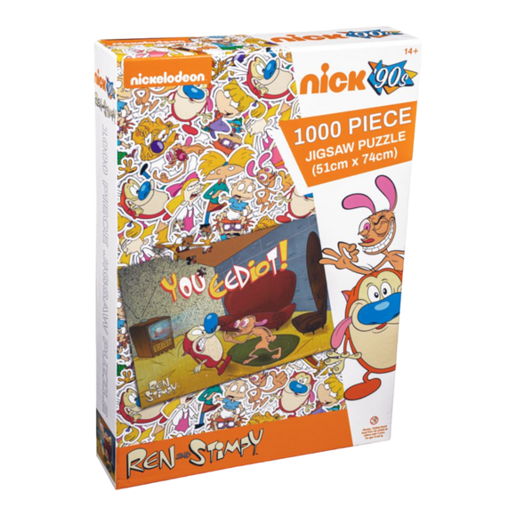 Ren & Stimpy - You Eediot 1000pc Jigsaw Puzzle