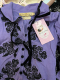 Closet Clearance - Wheels and Dollbaby - Dita Von Teese Cardigan Purple 18