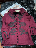 Closet Clearance - Wheels and Dollbaby - Dita Von Teese Cardigan Burgundy 16