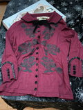 Closet Clearance - Wheels and Dollbaby - Dita Von Teese Cardigan Burgundy 16