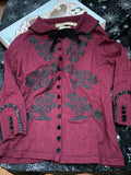 Closet Clearance - Wheels and Dollbaby - Dita Von Teese Cardigan Burgundy 16