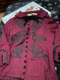 Closet Clearance - Wheels and Dollbaby - Dita Von Teese Cardigan Burgundy 16