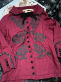Closet Clearance - Wheels and Dollbaby - Dita Von Teese Cardigan Burgundy 16