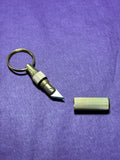 Key Chain Additions - Golden Metal twist top Box Cutter