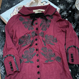 Closet Clearance - Wheels and Dollbaby - Dita Von Teese Cardigan Burgundy 16