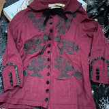 Closet Clearance - Wheels and Dollbaby - Dita Von Teese Cardigan Burgundy 16