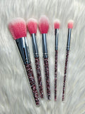 Soft Makeup Brush Set - 5 pcs