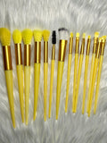 Soft Makeup Brush Set - 14 pcs