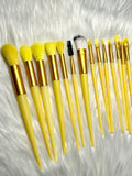 Soft Makeup Brush Set - 14 pcs