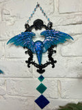 Home Decor - Raven Winged wall hangers (pair) Glow In The Dark