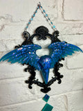 Home Decor - Raven Winged wall hangers (pair) Glow In The Dark