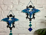 Home Decor - Raven Winged wall hangers (pair) Glow In The Dark