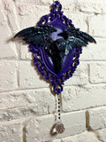 Home Decor - Raven Winged wall hanger