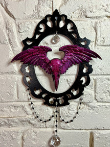 Home Decor - Raven Winged wall hanger