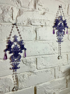 Home Decor - Victorian aesthetic wall hangers (pair)