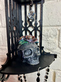 Home Decor - Skull Corner shelf (Gloe in the Dark Skull)