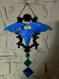 Home Decor - Raven Winged wall hangers (pair) Glow In The Dark