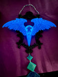 Home Decor - Raven Winged wall hangers (pair) Glow In The Dark