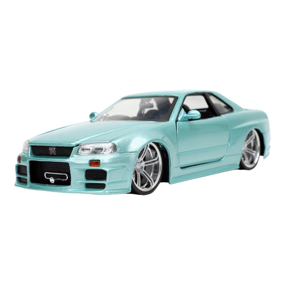 Fast & Furious - 2002 Nissan Skyline GT-R (R34) 1:24 Scale Diecast