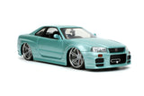 Fast & Furious - 2002 Nissan Skyline GT-R (R34) 1:24 Scale Diecast