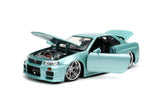 Fast & Furious - 2002 Nissan Skyline GT-R (R34) 1:24 Scale Diecast