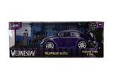 Wednesday (TV) - VW Beetle (with Wednesday) 1:24 Scale Diecast