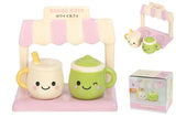 Salt & Pepper Shaker Set - Kawaii Latte (ceramic) in gift box
