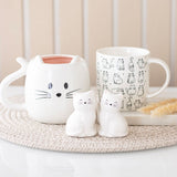 Salt & Pepper Set White Cats