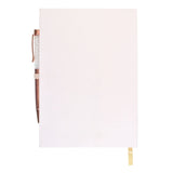 Daily Reflection Journal Luna Moth With Clear Quartz Crystal Pen