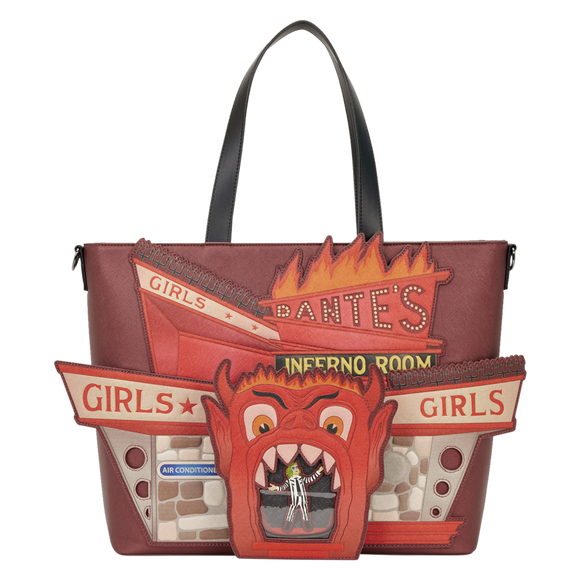 Loungefly - Beetlejuice Inferno room Tote Bag with Coin Bag