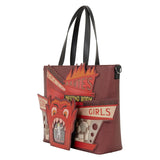 Loungefly - Beetlejuice Inferno room Tote Bag with Coin Bag