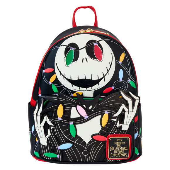 Loungefly - The Nightmare Before Christmas - Smiling Jack Light Up - Mini Backpack
