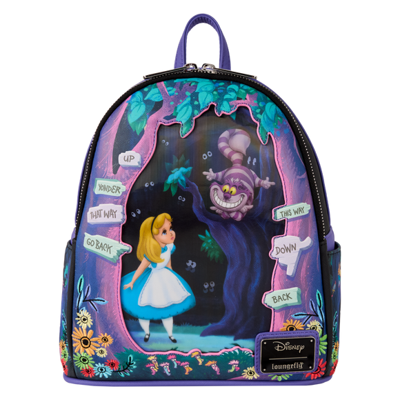Loungefly - Alice in Wonderland - Alice & Cheshire Cat - Mini Backpack