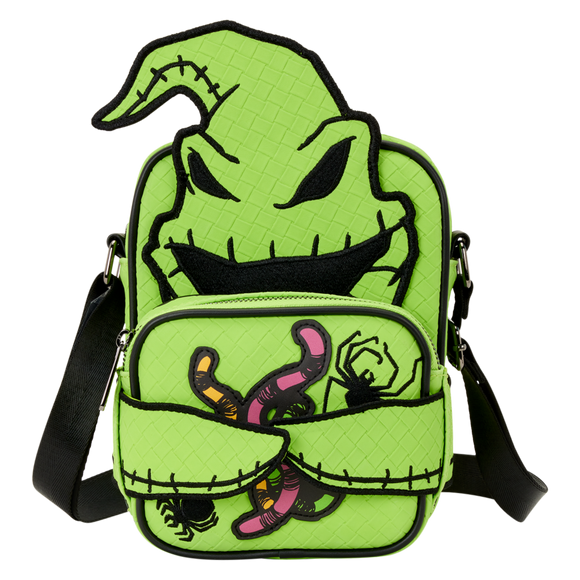 Loungefly - The Nightmare Before Christmas - Oogie Boogie Glow Crossbuddies Bag with coin bag