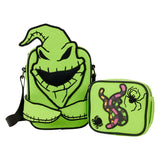 Loungefly - The Nightmare Before Christmas - Oogie Boogie Glow Crossbuddies Bag with coin bag