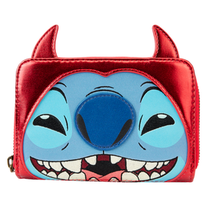 Loungefly - Stitch Devil Cosplay Zip Around Wallet