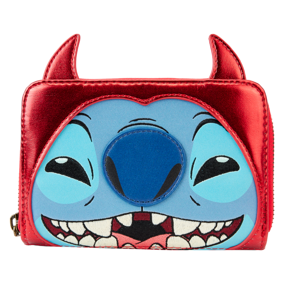 Loungefly - Stitch Devil Cosplay Zip Around Wallet