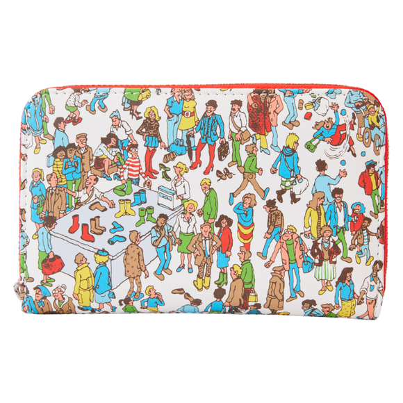 Loungefly - Where's Wally - Art Print Zip Around Wallet