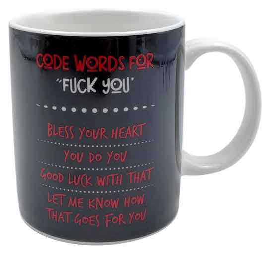 Code Words Mug