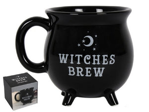 Witches Brew Cauldron Mug - Black