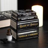 Book of Spells - Book Stack Shaped Ceramic Oil Burner